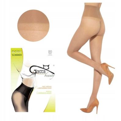 Gatta Body Slimmer Strumpfhose Schlankere Bauchkontrolle Formgebung daino beige