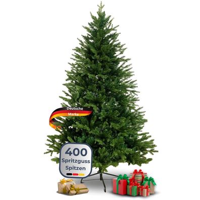 Weihnachtsbaum künstlich 160 [Lichterkette] Nordfichte Spritzguss Tannenbaum