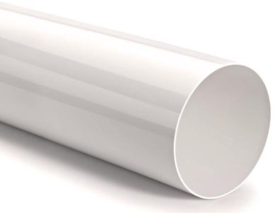 Lüftungsrohr Ø 150mm Abluftrohr 100cm ohne Muffe Rundrohr Dunstabzug Abluft Küche