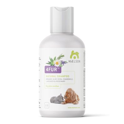 Maelson 4FUR Bio Aloe Vera, Kamille, Lavendel & Rosmarin 250 ml - Shampoo für