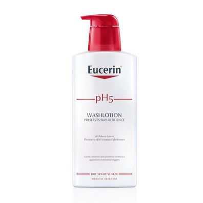 Eucerin pH5 Waschlotion mit Pumpe für Körper und Gesicht, 400ml Lotion
