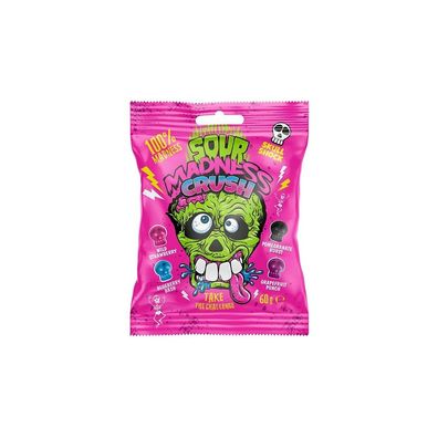 Argo Sour madness crush Skull-shaped extra sour candies 60 g