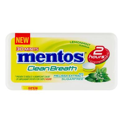 Mentos CleanBreath Lemonmint 21 g