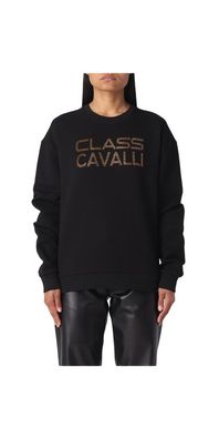 Cavalli Class Sweatshirt in Schwarz für Damen