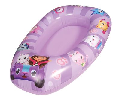 Gabby's Dollhouse Kinderboot aufblasbar Poolboot 80x54cm Boot Schiff Kinder