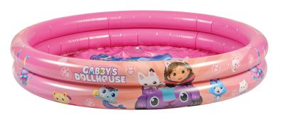 Gabby's Dollhouse Kinderpool Planschbecken 122cm 2-Ring Pool Garten Kinder