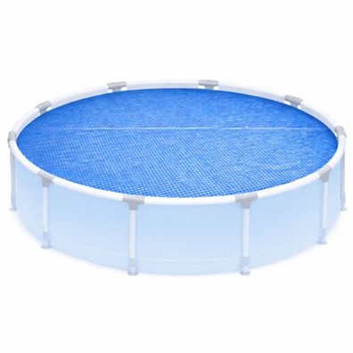 Pool Solarplane Rund für Framepool Stahlrahmenpool 360 cm Solar Abdeckung Plane