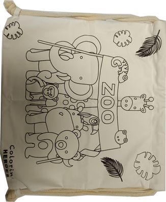 EinhornLiebe Turnbeutel Zoo Bemalbeutel Kinder Bastelspaß