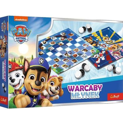 Paw Patrol Dame- und Mühlenspiel Trefl 02798
