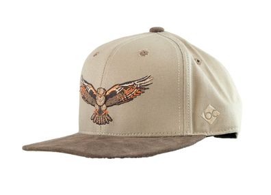 Bavarian CAPS Snapback Cap Falke grau