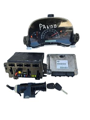 Fiat Panda 169 1.1l 40kW Motorsteuergerät Set 51793113