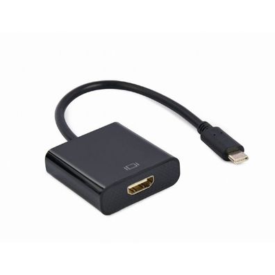 gembird USB-C auf HDMI Adapter, schwarz 4k@60 Hz