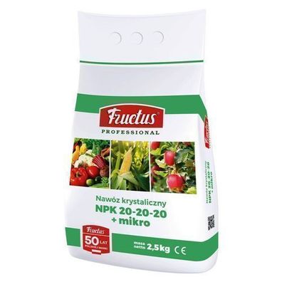 Dünger Für Gemüse Obst Blumen Pflanzen Universal Volldünger NPK 20-20-20 2,5kg