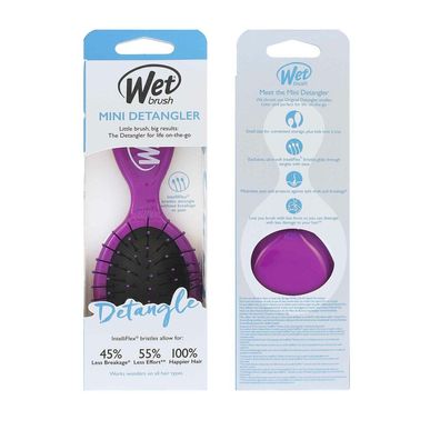 Perie pentru par Wet Brush Mini Detangle Professional Purple