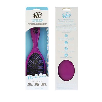 Perie pentru par Wet Brush Custom Care Thick Hair Purple