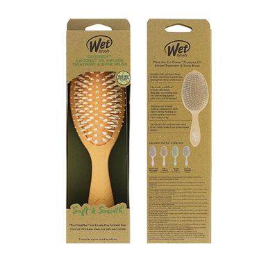 Perie pentru par Wet Brush Go Green Soft & Smooth Coconut Oil Infused