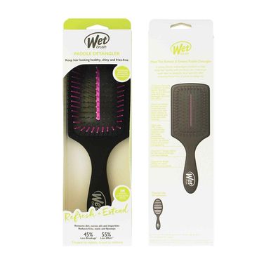Perie pentru par Wet Brush Detangle Professional Paddle Purifying Charcoal Infused