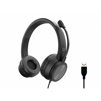 Conceptronic Headset USB-A, Mikro, nt. Bed. Stereo, 2.0m sw