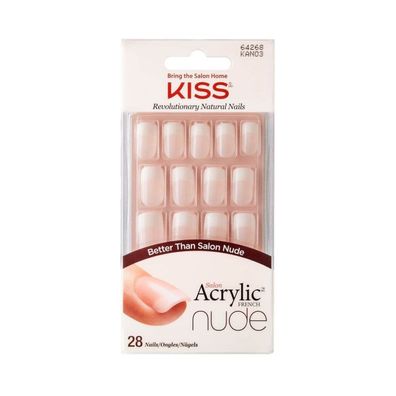 KISS Salon Acrylic Hautfarbe French Nails - Cashmere