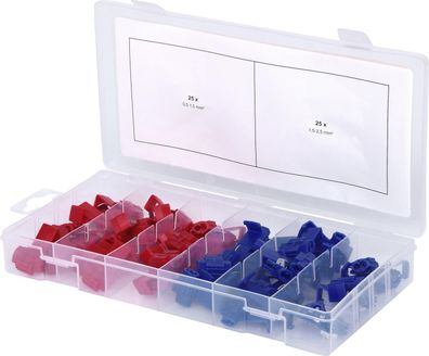 KS TOOLS Sortiment Abzweigverbinder, 50-tlg