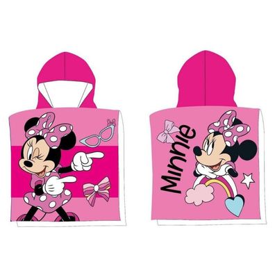 Disney Minnie Fashion Fun Strandtuch Poncho 50x100 cm (Fast Dry)