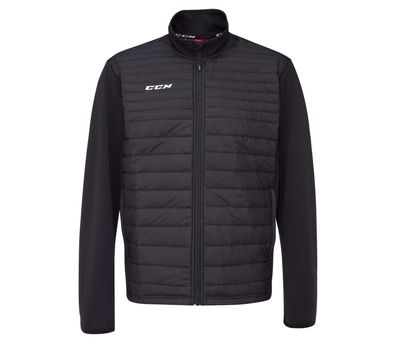 Jacke CCM Quilted Senior - Farbe: schwarz Größe: M