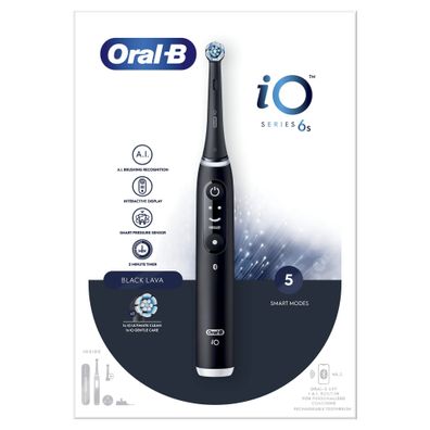 Oral-B iO 6S, Erwachsener, Vibrierende Zahnbürste, Tägliche Pflege, Tiefenreinigung,