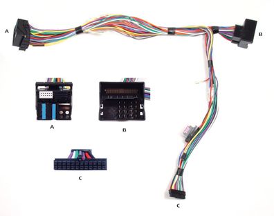 Audio2car Audi, Seat, Skoda, VW (Quadlock 40-polig belegt)