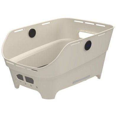 Hinterrad-Fahrradkorb Basil Cento Neo WSL 46 x 23 x 14 cm - weiß