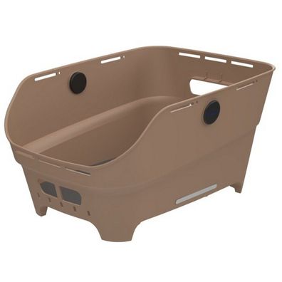 Hinterrad-Fahrradkorb Basil Cento Neo WSL 46 x 23 x 14 cm - sandfarben