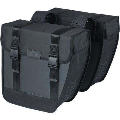 Doppelpacktasche Basil Tour Waterproof 28 Liter 34 x 14 x 34 cm - Schwarz