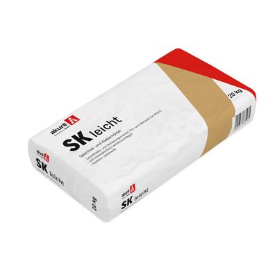 AKURIT Spachtelmörtel SK leicht 20kg Klebemörtel - perfekte Haftung für Profi