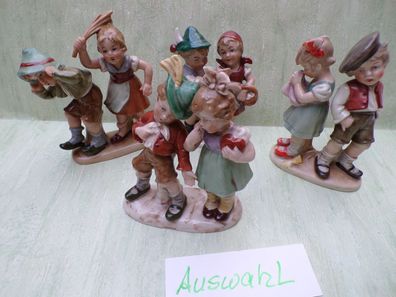 W&A Wagner Apel Bertram Kinderfiguren Porzellan Paare Mädchen Junge Thüringen