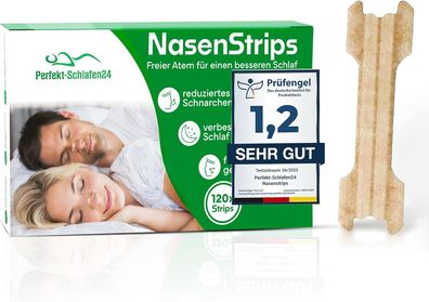 120x Anti-Schnarch Nasenpflaster - Effektiver Schnarchstopper für besseren Schlaf