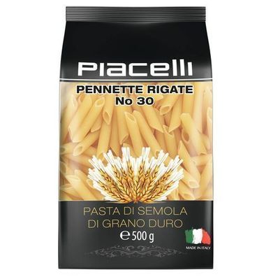 Piacelli Pennette Rigate Grießnudeln 500 g
