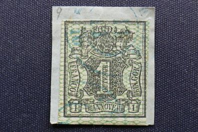 Altdeutschland Hannover MiNr.9 auf Bst. gestempelt (SW 319)