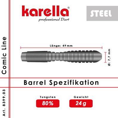 Karella - Steeldart - Comic Line CL-3 24 gr
