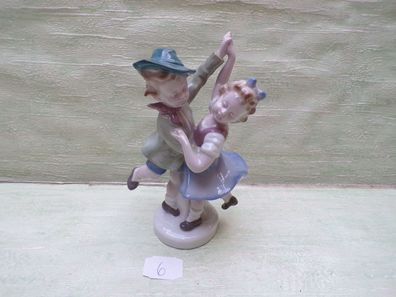 Porzellan Figur 9249 tanzendes Kinderpaar ca 15,5cm Thüringen