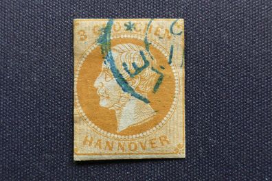 Altdeutschland Hannover MiNr.16b gestempelt (SW 334)