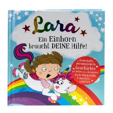 Das magische Maerchenbuch mit deinen Namen -Lara