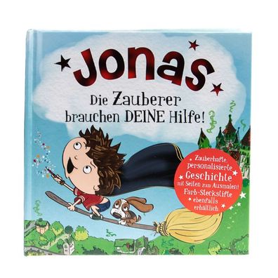 Das magische Maerchenbuch mit deinen Namen -Jonas