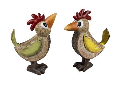 1 Stueck von 2 Varianten Osterdekoration Osterhuhn Osterschmuck lustige Huehner 23cm