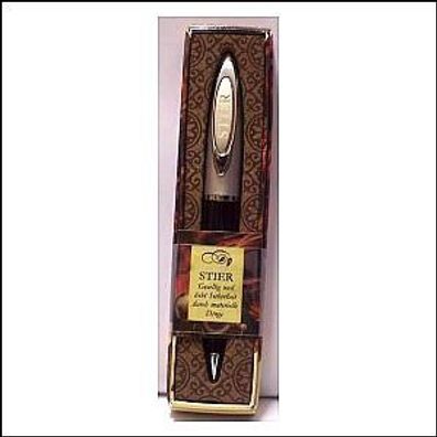 Kugelschreiber Gravur Sternzeichen Stier