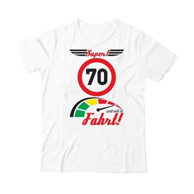 T-Shirt 70 , Groesse XL, Baumwolle- zum 70. Geburtstag