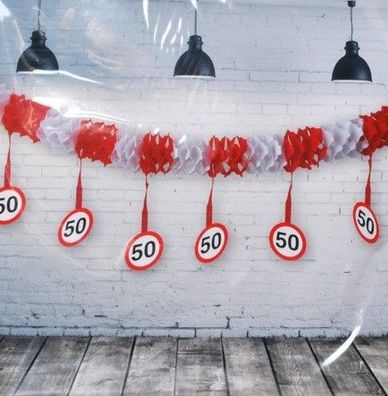 Udo Schmidt Party-Girlande zum 50. Geburtstag