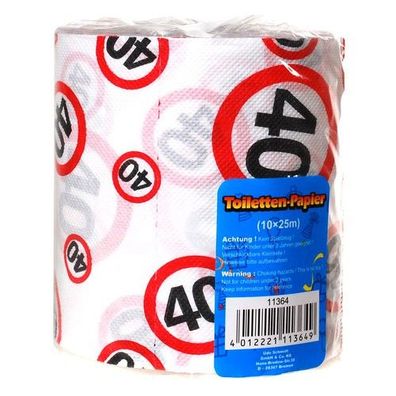 Witziges Klopapier 40 Geburtstag