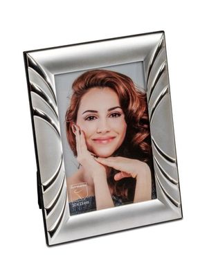 Formano Bilderrahmen Silber, Moderner Fotorahmen fuer 13x18 cm, Aluminium Matt-Glaenz