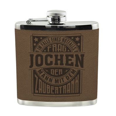 Echter Kerl Flachmann Jochen Schnaps-Flasche, Tolle Geschenk-Idee