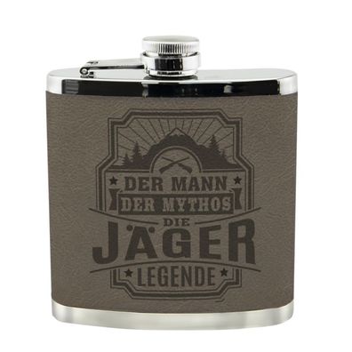Echter Kerl Flachmann Jaeger Schnaps-Flasche, Tolle Geschenk-Idee