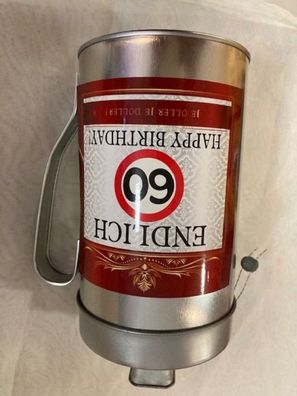 Spardose Spendenkasse Spende fuer den 60. Geburtstag - Geldgeschenke